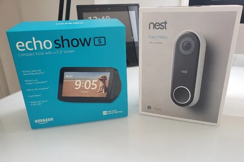 Echo show hotsell nest hello